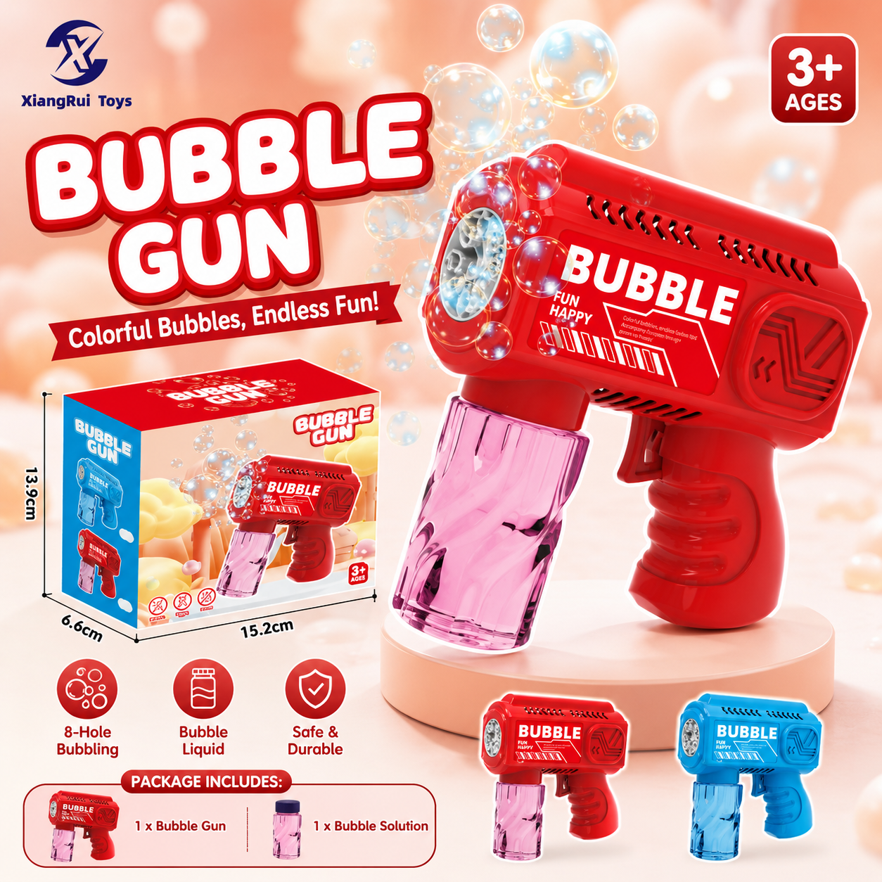 Handheld Bubble Gun X6