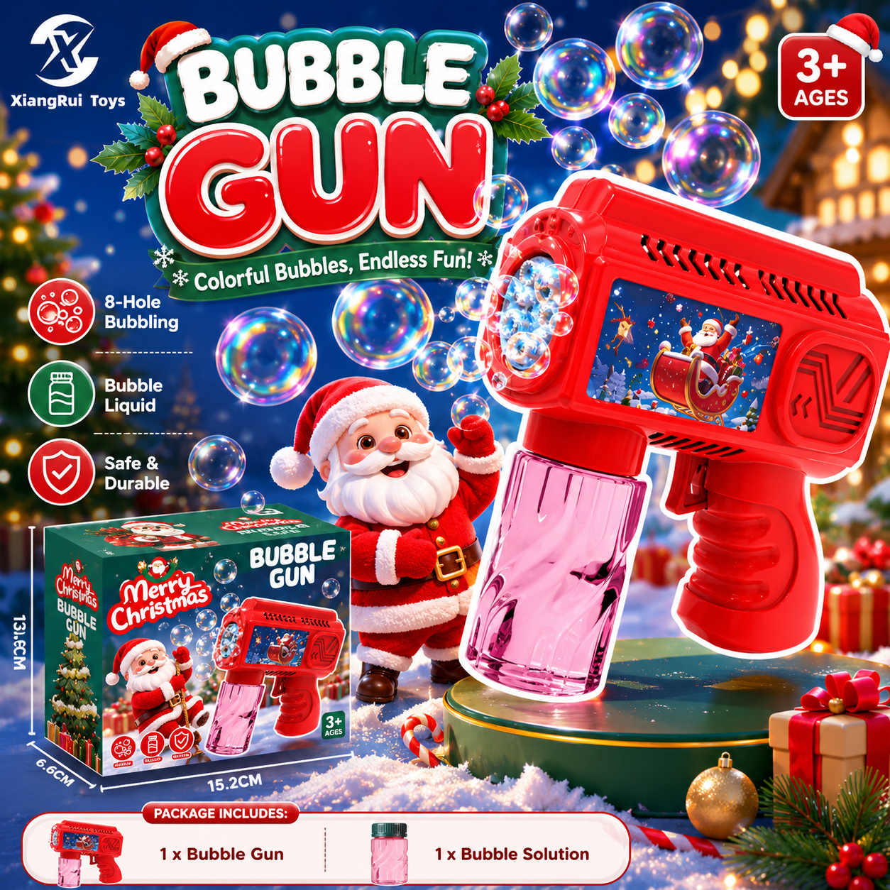 Handheld Bubble Gun X6