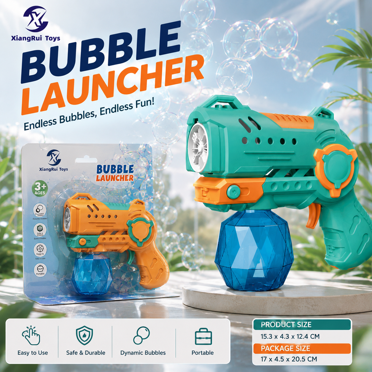 Handheld Bubble Gun  X1