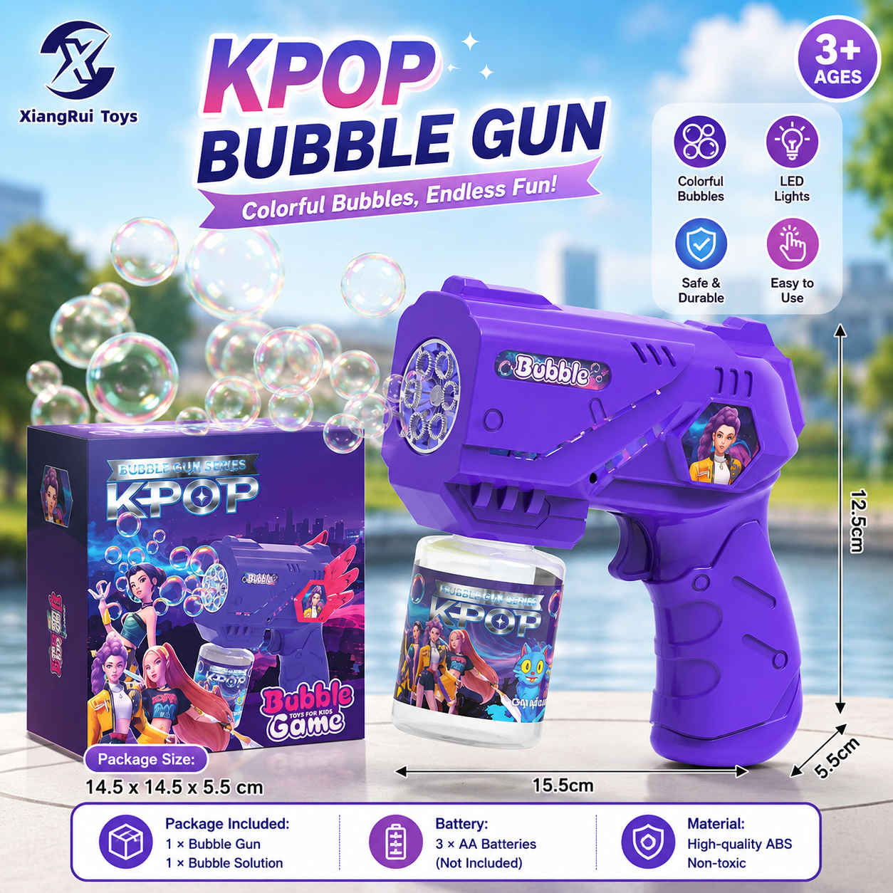 Handheld Bubble Gun    X3