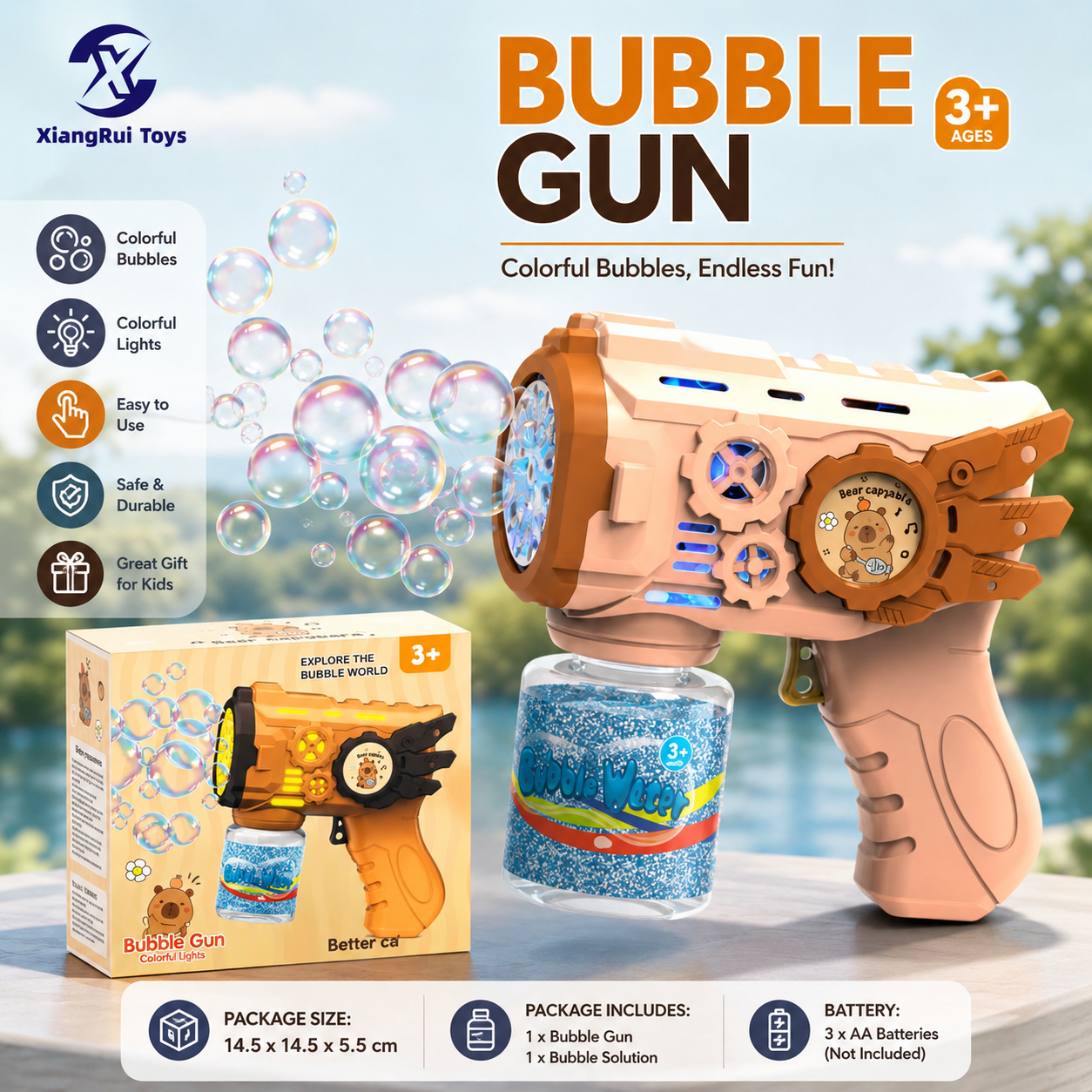 Handheld Bubble Gun   X3