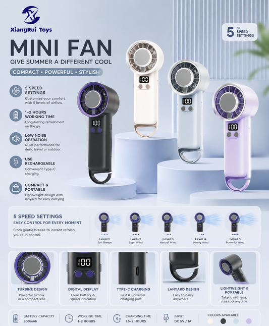 Rechargeable Handheld Fan   NO.21