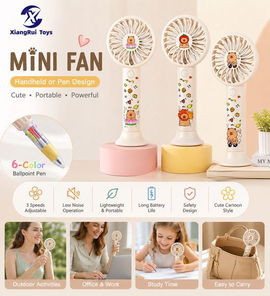 Mini Handheld Fan with Pen   NO.21