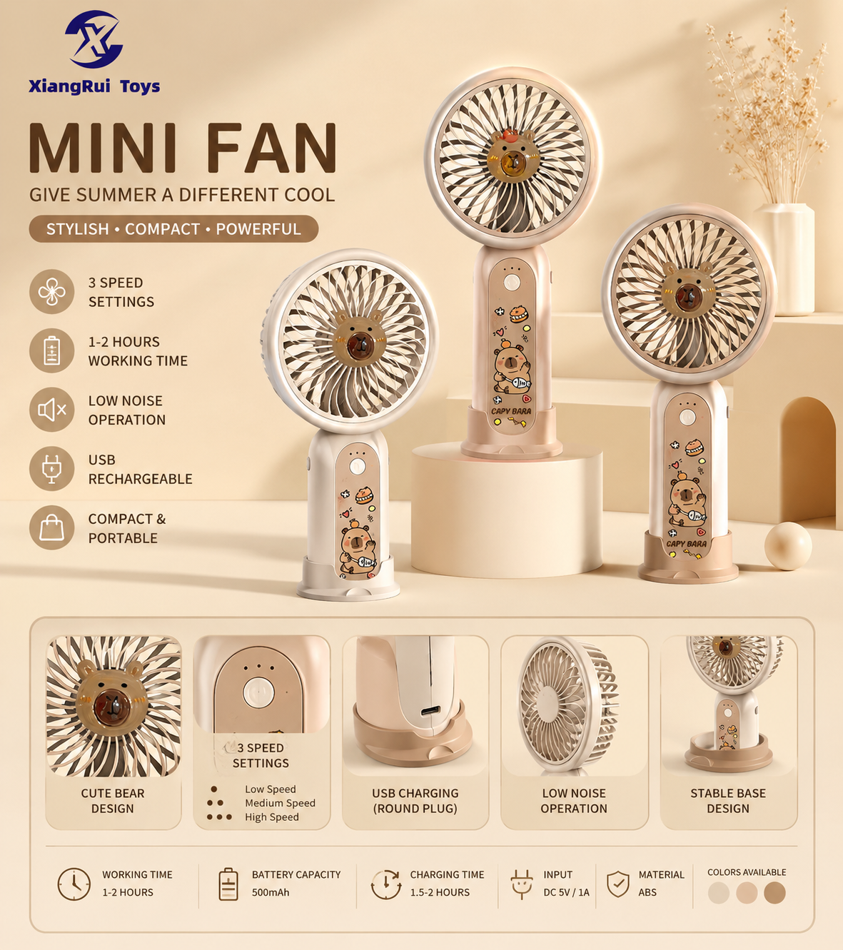 Rechargeable Handheld Fan   NO.21