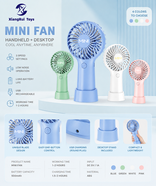Rechargeable Handheld Fan  NO.21
